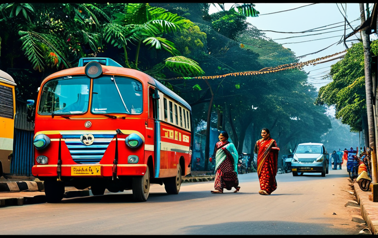 Okay, I will generate two image prompts based on the provided Bengali text, focusing on reducing social inequality in Kolkata and adhering to the safety and quality rules: